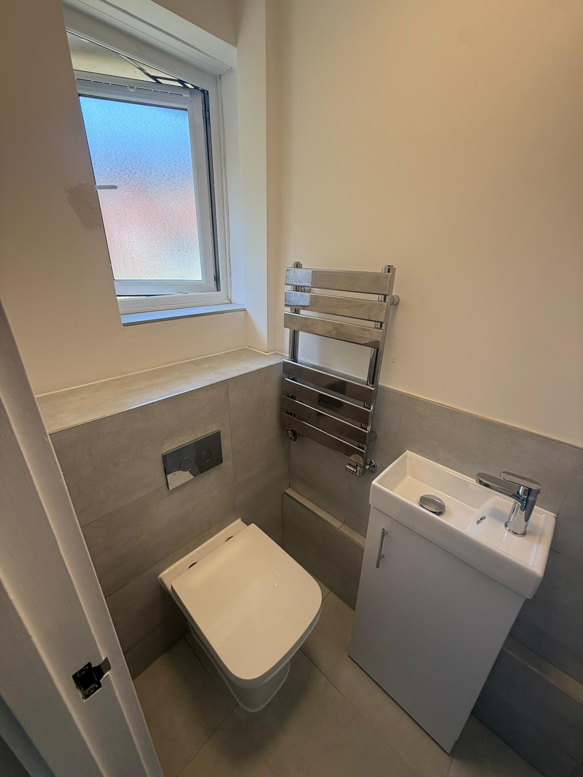 WC after refurbishment